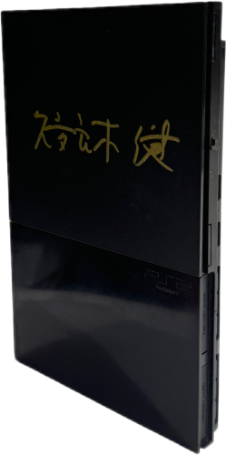 PLAYSTATION 2 SLIM CONSOLE HAND SIGNED BY THE INVE...