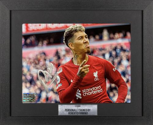 ROBERTO FIRMINO HAND SIGNED PHOTOGRAPH