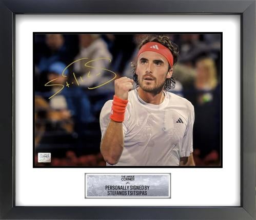 FRAMED STEFANOS HAND SIGNED PHOTOGRAPH