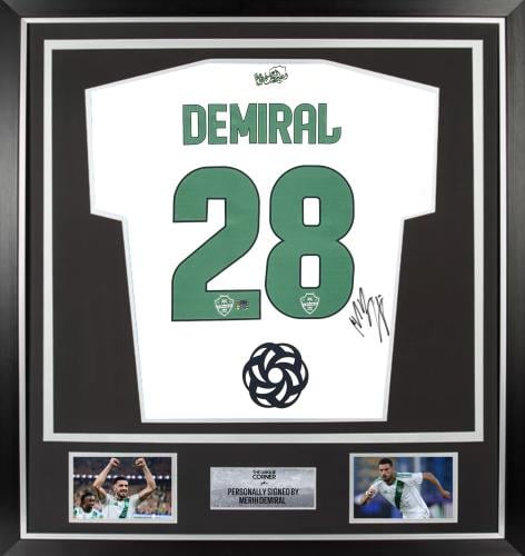 FRAMED DEMIRAL HAND SIGNED JERSEY