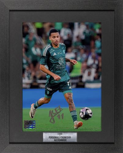 FRAMED ALEXSANDER HAND SIGNE PHOTOGRAPH