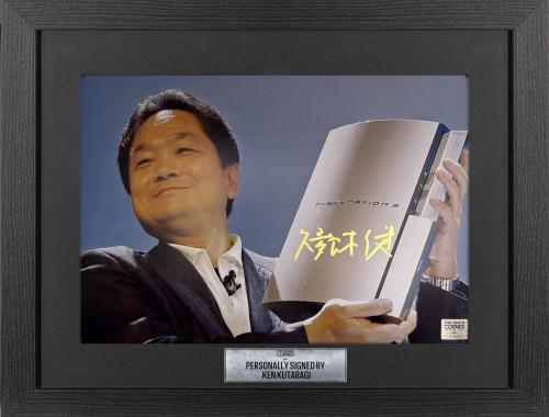 FRAMED KEN KUTARAGI “PLAYSTATION INVENTOR” HAND SI...