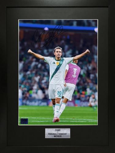 FRAMED MATHEUS HAND SIGNED PHOTOGRAPH