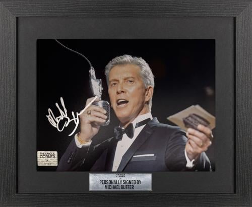 FRAMED MICHAEL BUFFER HAND SIGNED PHOTOGRAPH