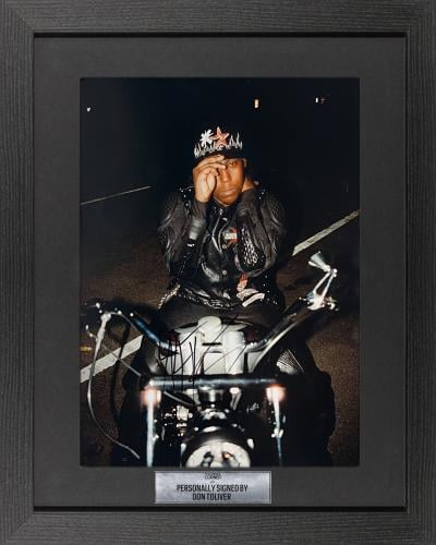 FRAMED DON TOLIVER HAND SIGNED PHOTOGRAPH