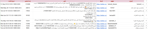 حسابات مسوقين عقاريين في X
