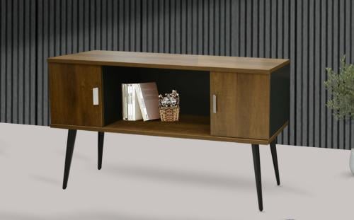 دولاب مكتبي قصير مقاس 1.60 - لون بني RB-F112