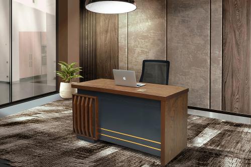 مكتب بني مقاس 140 سم -BT-FC-2395