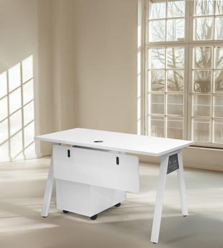 مكتب مقاس 1.00 سم - لون ابيض /D-C-24