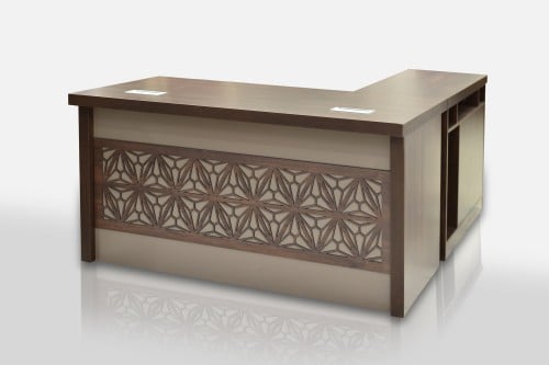 مكتب بني غامق مقاس 140 سم - RY-03