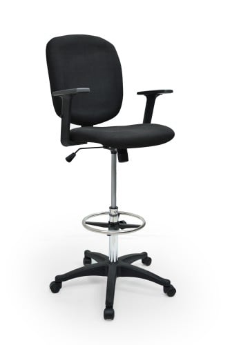 كرسي بار شبك دوار لون اسود / UTC-V-07-BAR