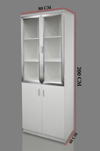 دولاب مكتبي - لون ابيض - BT-S-028