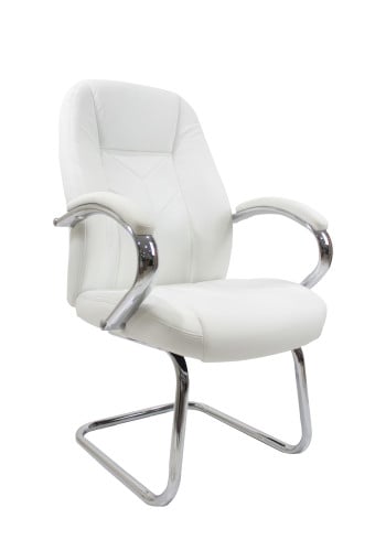 كرسي ثابت لون ابيض HB-2006