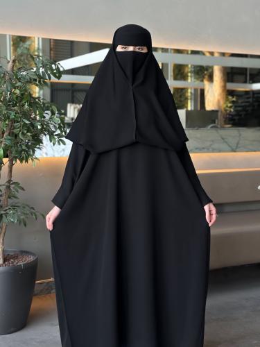 عبايه 2 في 1 مع نقاب مجانا