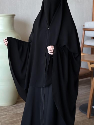 نقاب إمراتي المقاس طويل