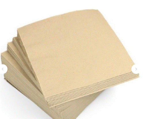 مناديل سفره مربع لون بني (30*30 سم )