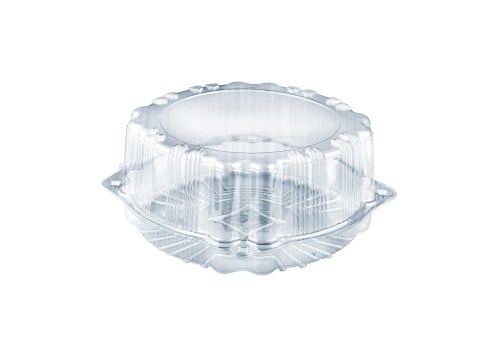 أوعية شفافة للمخبوزات بغطاء متصل دائري 235 × 100 R...