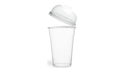 كاس شفاف 16 أونز +غطاء قبة 93مم CLEAR CUP 16 OZ WI...