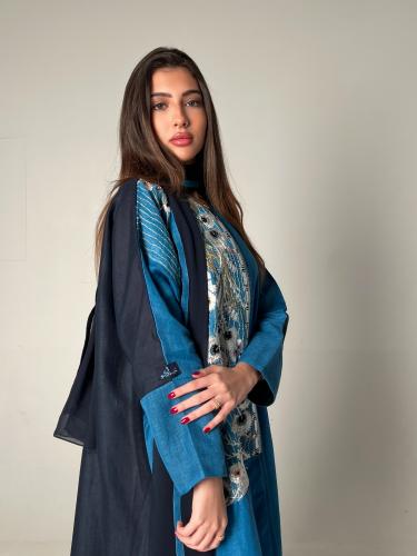 Cyan Abaya