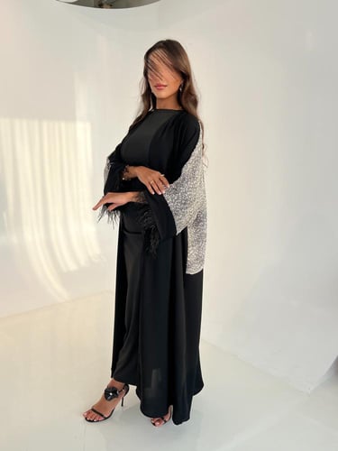 Feather Abaya