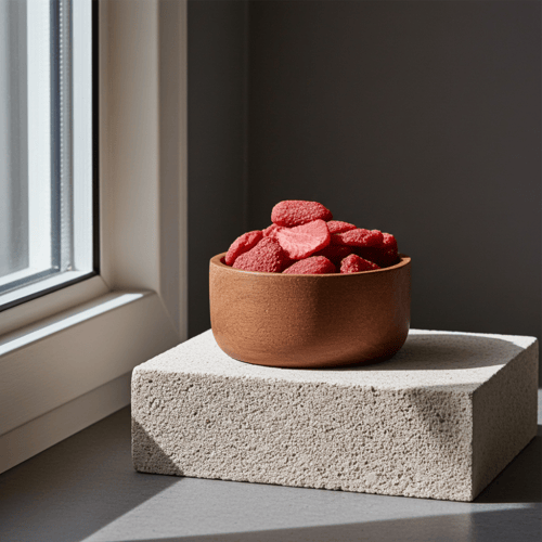 فراولة مجففة