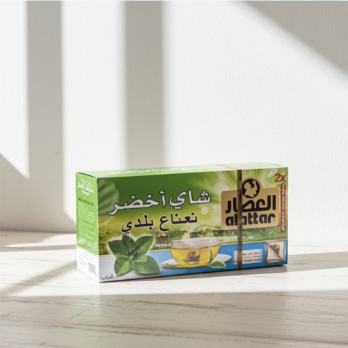 شراب الشاي الأخضر العطار 20ظرف