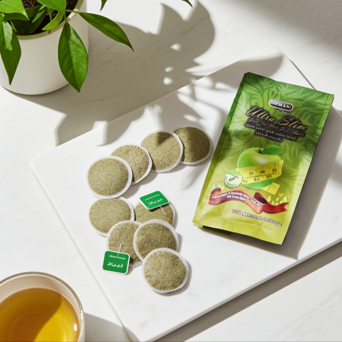 شاي اخضر للتنحيف بالتفاح الاخضر