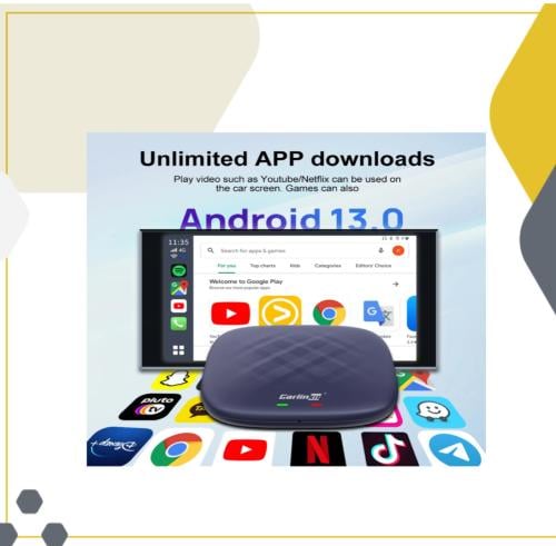 نظام التحويل الئ الاندرويد مخصص لسيارات الي تحتوي...