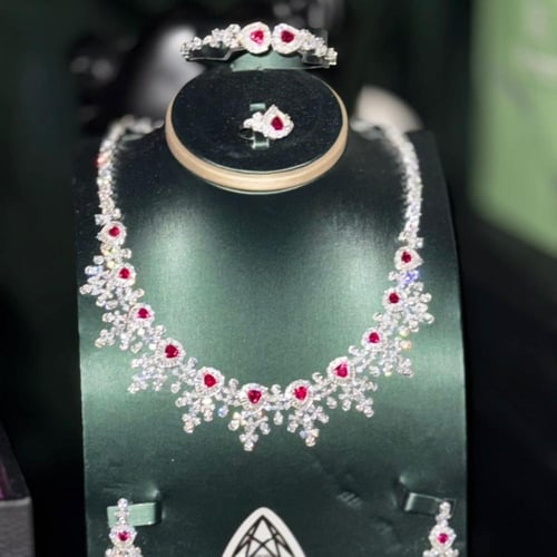 طقم جنيڤ فضة