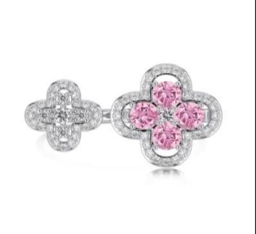 خاتم ورد فضة ٩٢٥