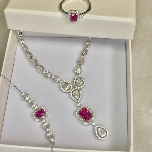 طقم ز ارا فضة 925