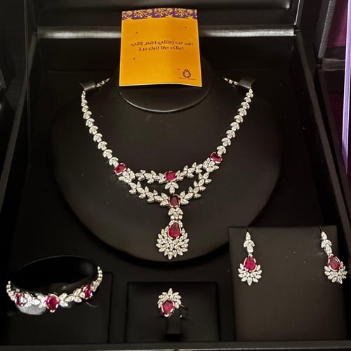 طقم ڤينا فضة