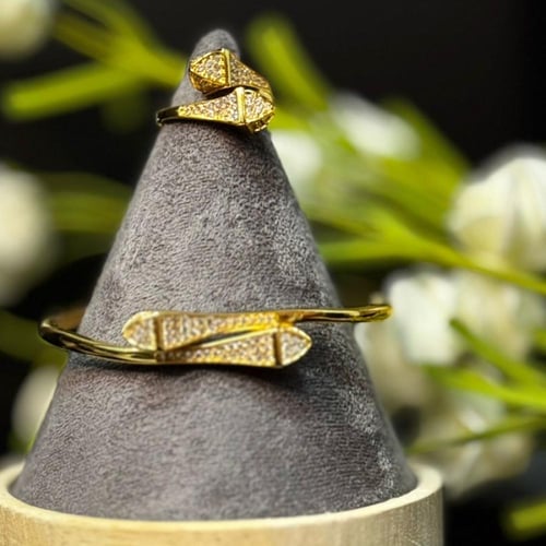 بانقل مع خاتم ميلانو مطلي