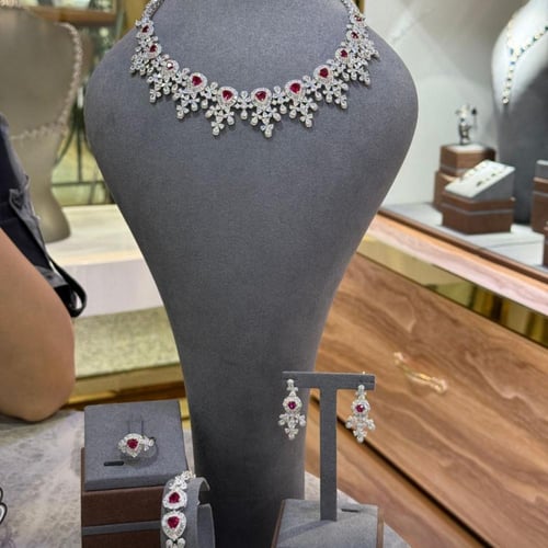 طقم جنيڤ فضة