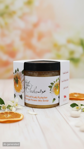 صابونية زهرة البرتقال من عوشة – 300 جرام