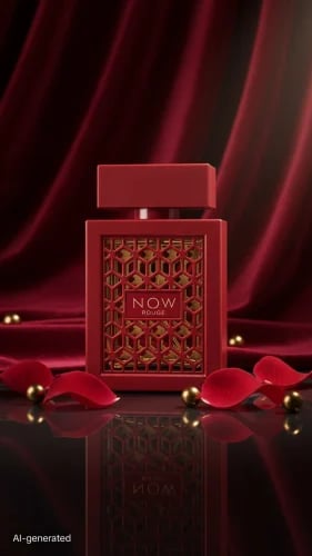 عطر ناو الاحمر من لطافة ريف او دو بارفيوم -100مل