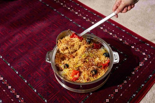حافظة رز بربيان صغير