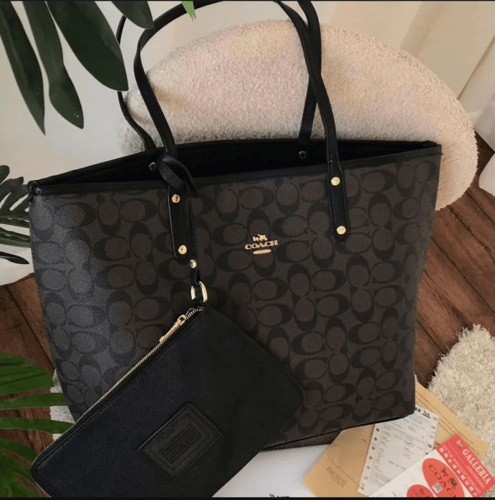 شنطة coach دبل فيس