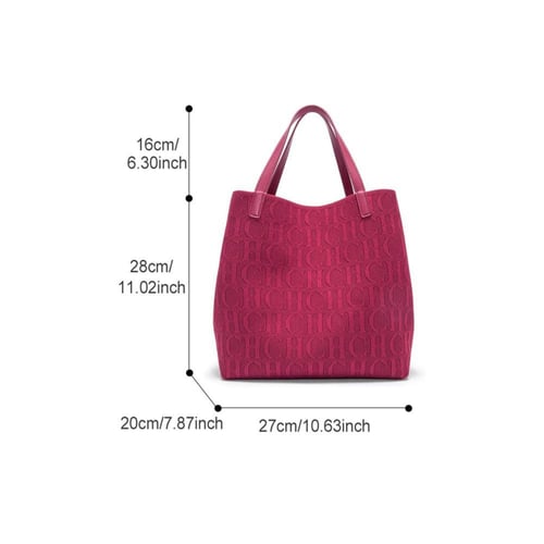 شنطة CH وردي غامق