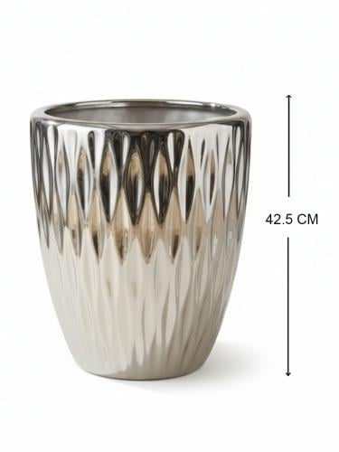 Mercury Tree Pot Set – Chrome Mirror Finish 42.5 C...