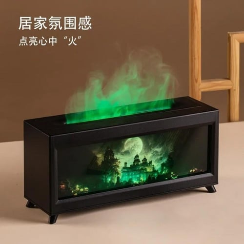 ناشر عطر بتصميم موقد مع لهب