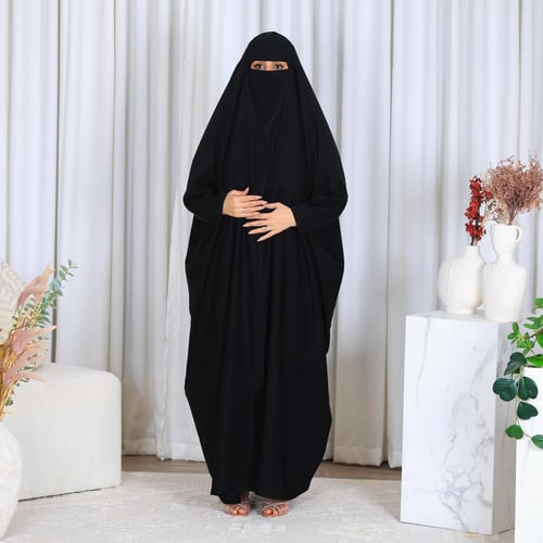 عبايه راس فراشه صديري قماش جلاكسي