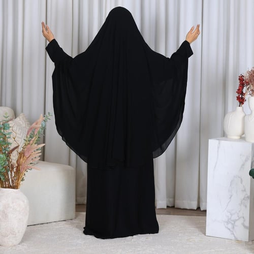 خمار على الراس مفتوح زارا قماش دانسونج الاصلي