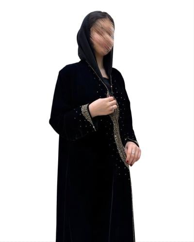 T034-عباية مخمل
