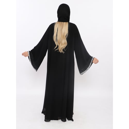 دبل كلوش شيفون طبقتين شك خرز بدايه الكم