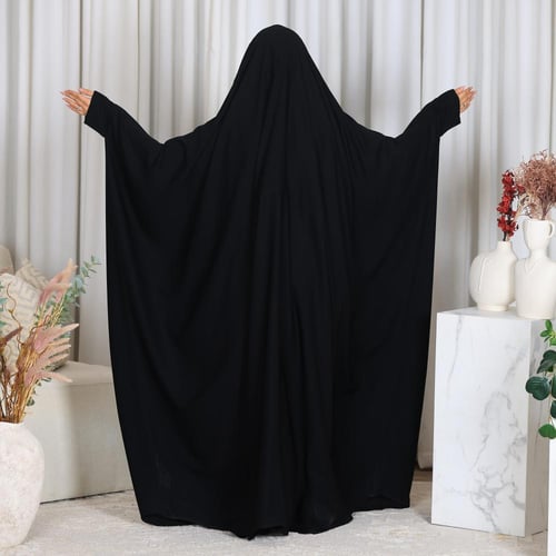 عبايه راس بشت صديري اسواره قماش جلاكسي