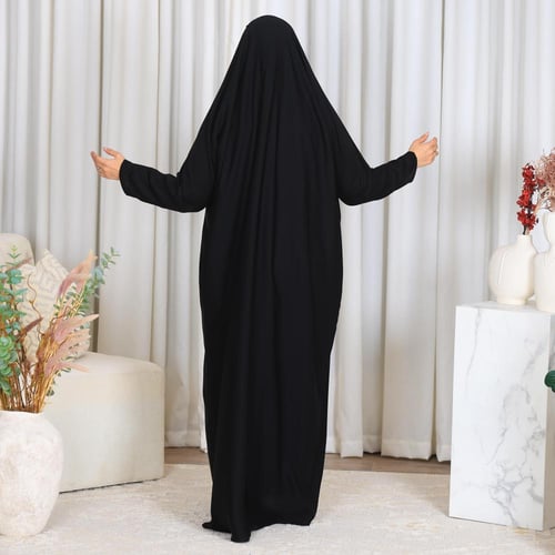 عبايه راس فرنسي مفتوح زرار قماش جلاكسي