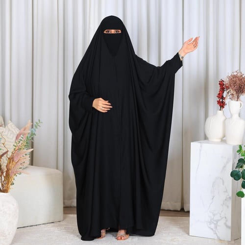 بشت راس اسواره قماش لمسه حرير خفيف واسود