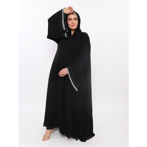 دبل كلوش شيفون طبقتين شك خرز بدايه الكم