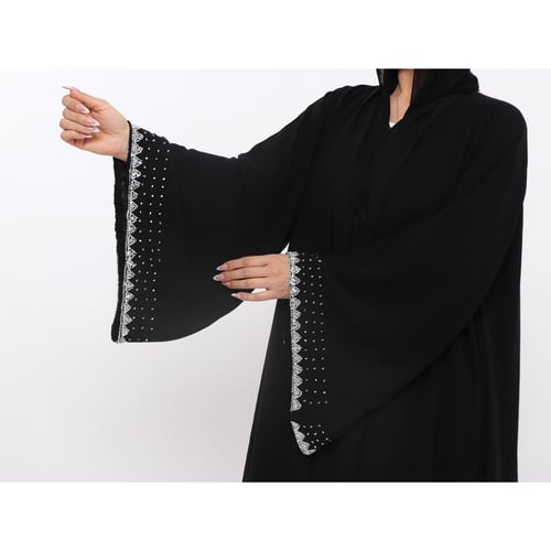 دبل كلوش شيفون طبقتين شك خرز بدايه الكم